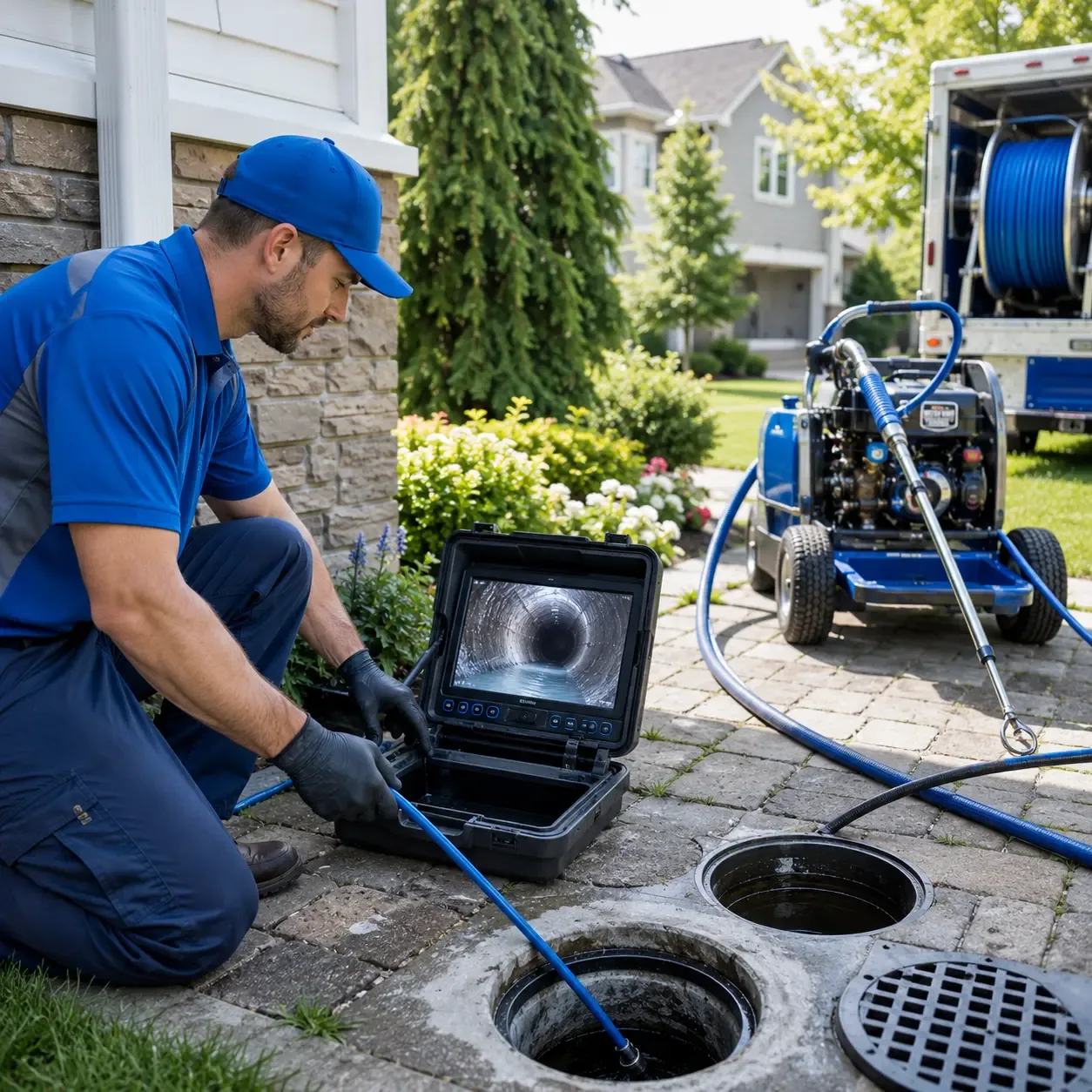 Outdoor drain cleaning professionals serving Zenda, WI